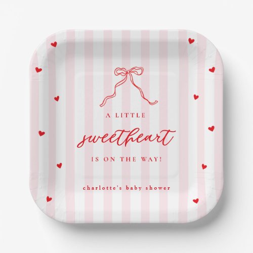 Little Sweetheart Bow Baby Shower