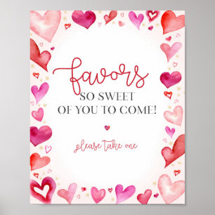 Little Sweetheart Favors Sign