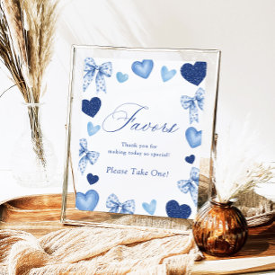 Little Sweetheart Favors Sign Valentines Day Baby