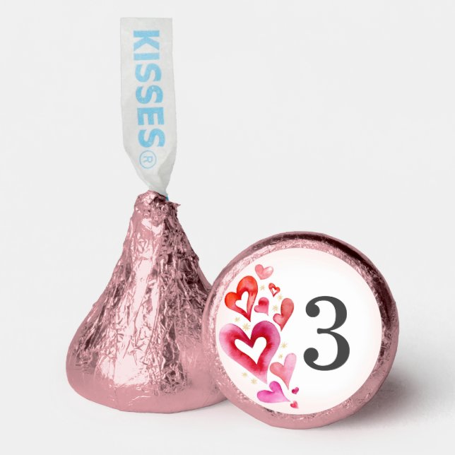 Little Sweetheart February Party Hershey®'s Kisses® (Front)