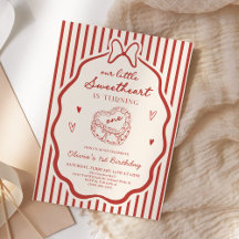 Little Sweetheart First Birthday Valentine's Day