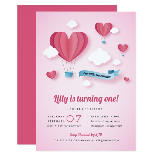 Little Sweetheart Kids Birthday Party Invitation | Zazzle.com
