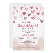 Little Sweetheart on the Way, Baby Shower, Cupid