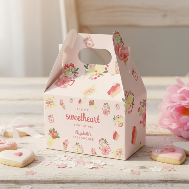 Little Sweetheart on the Way Baby Shower Desserts  Favor Boxes (Creator Uploaded)