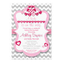 Little Sweetheart Owl Girl Baby Shower Invitation