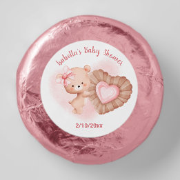 Little Sweetheart Pink Valentines Girl Baby Shower Dipped Oreo Cookie Favors