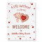 Little Sweetheart Red Baby Shower Welcome