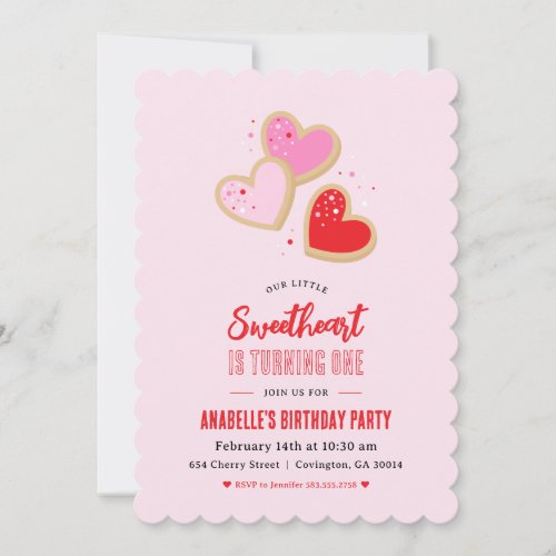 Little Sweetheart Valentine 1st Birthday Party