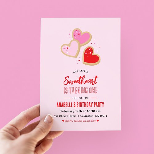 Little Sweetheart Valentine 1st Birthday Party