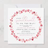 Little Sweetheart Valentine Day Baby Shower