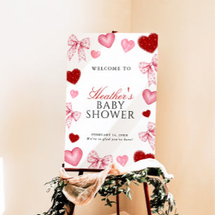 Little Sweetheart Valentine Day Baby Welcome Sign