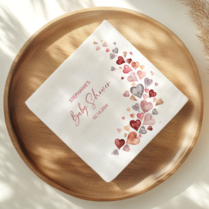 Little Sweetheart Valentines Baby Shower Napkins