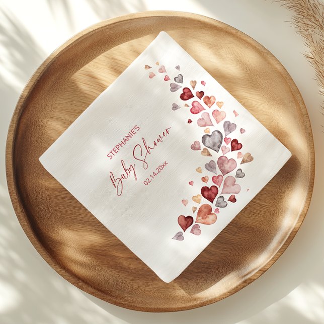 Little Sweetheart Valentines Baby Shower Napkins (Creator Uploaded)