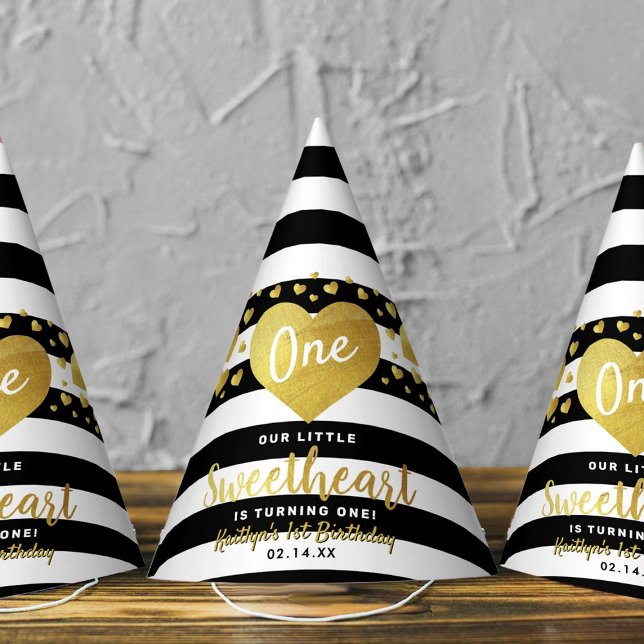 Little Sweetheart Valentine's Day Any Age Birthday Party Hat (Creator Uploaded)