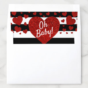 Little Sweetheart Valentine's Day Baby Shower Envelope Liner