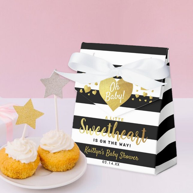 Little Sweetheart Valentine's Day Baby Shower Favor Boxes (Creator Uploaded)