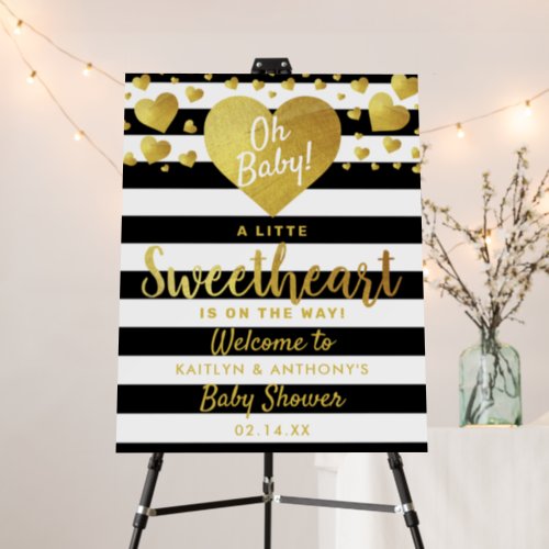 Little Sweetheart Valentines Day Baby Shower Foam Board