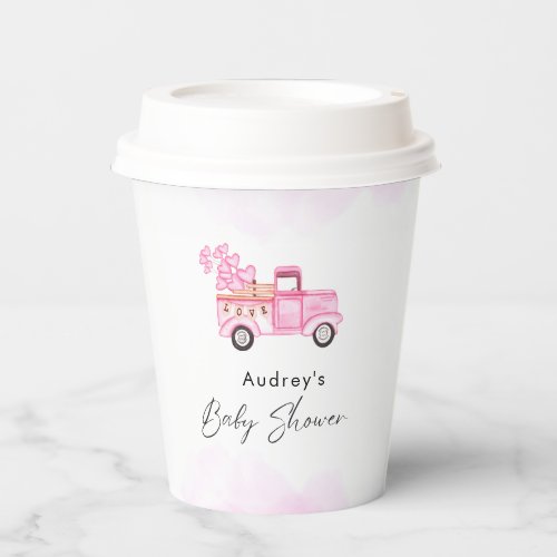 Little Sweetheart Valentines Day Baby Shower   Paper Cups