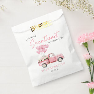 Little Sweetheart Valentine's Day Birthday Party Favor Bag