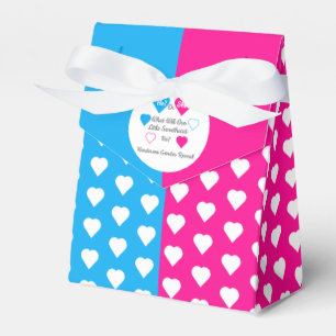 Little Sweetheart Valentine's Day Gender Reveal Favor Boxes