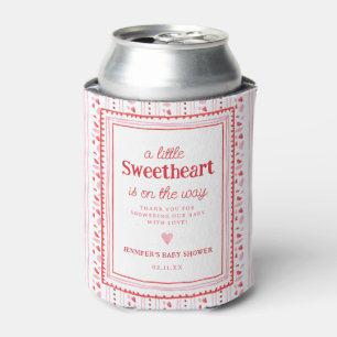 Little Sweetheart Valentine's Shower Favors Can Cooler