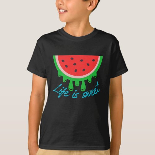 Little Sweethearts Life is Sweet Boys T_Shirt