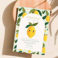 Little Sweetie is in the way Lemon Baby Shower