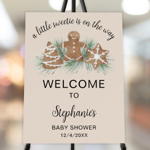 Little Sweetie On The Way Baby Shower Welcome Sign