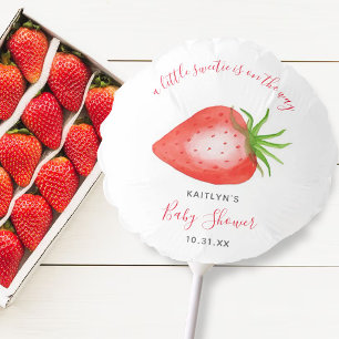 Little Sweetie Strawberry Baby Shower Balloon