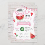 Little Sweetie Watermelon Baby Shower Invitation at Zazzle