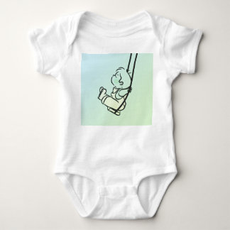 Little Swinger – Adorable Baby Bodysuit" Baby Bodysuit
