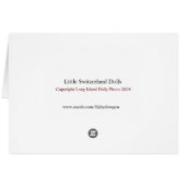 Little Switzerland Dolls Cards (Back Horizontal)