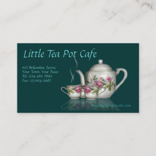 Little Tea Pot Cafe Business Card