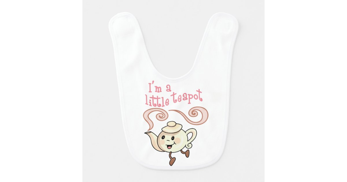 Little Teapot Baby Bib Zazzle
