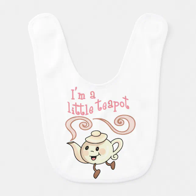 Little Teapot Baby Bib Zazzle