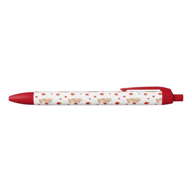 Little teddy bear with berry pen (Top)