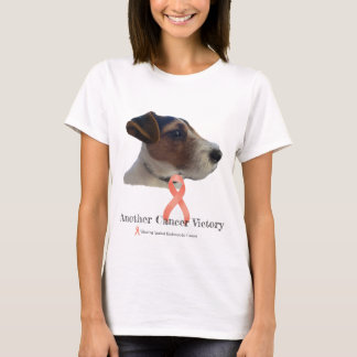 Little Terrier Endometrial Cancer Victory T-Shirt