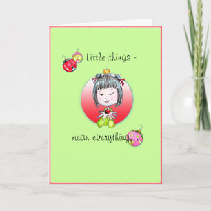 Little Things Christmas card Version 1
