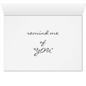 "LITTLE THINGS REMIND ME OF YOU* ALL OCCASION CARD (Inside Horizontal (Bottom))