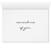 "LITTLE THINGS REMIND ME OF YOU!" CARDS (Inside Horizontal (Bottom))