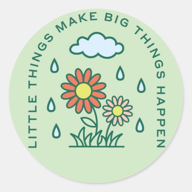Little Things Sticker (Front)