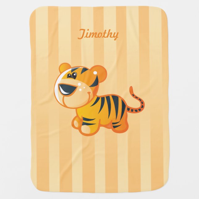 Little Tiger Baby Blanket (Front)