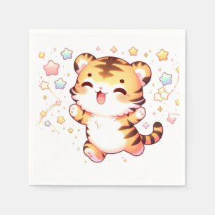 Little Tiger Baby Shower Napkins