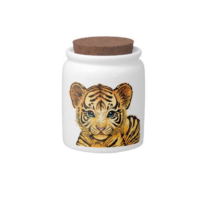 LITTLE TIGER CANDY JAR (Front)