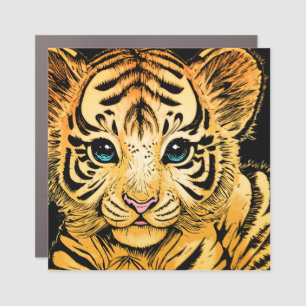 LITTLE TIGER CAR MAGNET