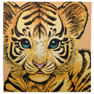 LITTLE TIGER CLOTH NAPKIN