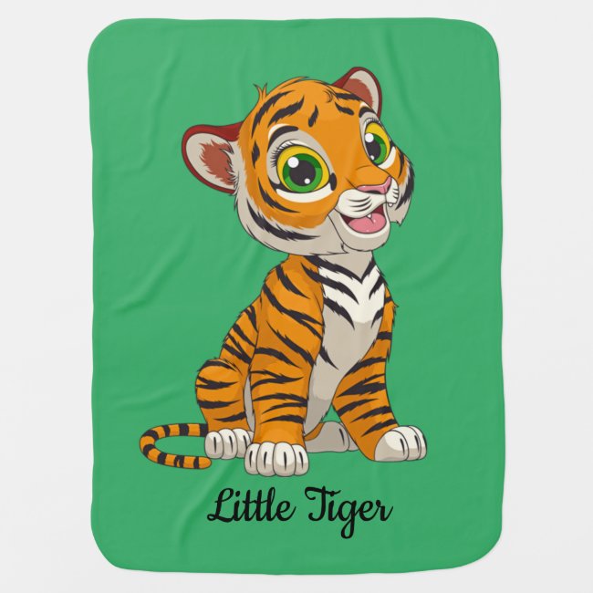 Little Tiger Design Baby Blanket