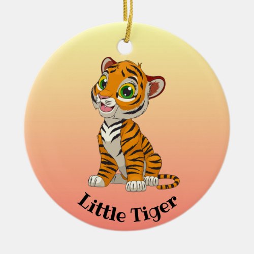 Little Tiger Design Ornament
