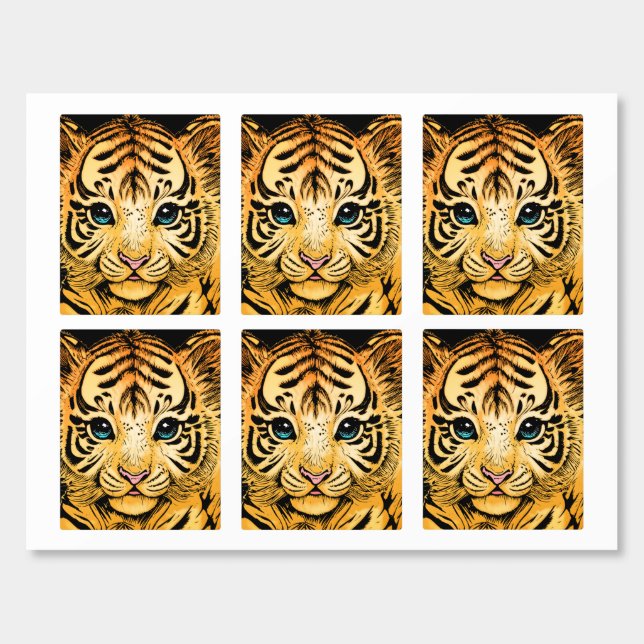 LITTLE TIGER HOT CHOCOLATE DRINK MIX (Sticker Sheet)