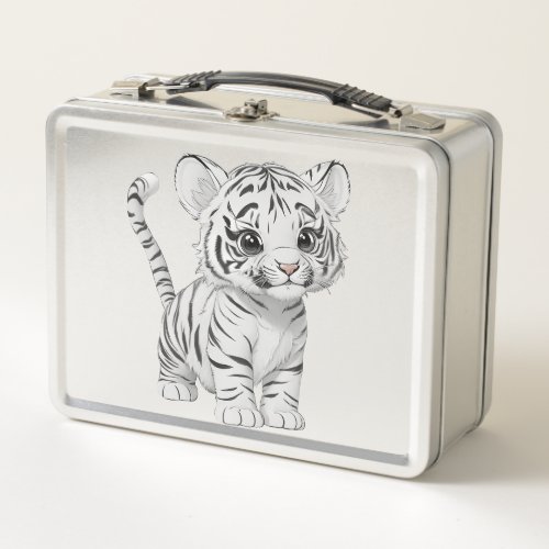 Little Tiger Metal Lunch Box